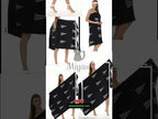 Handcrafted Pyramid Stamped Black Beach Towel